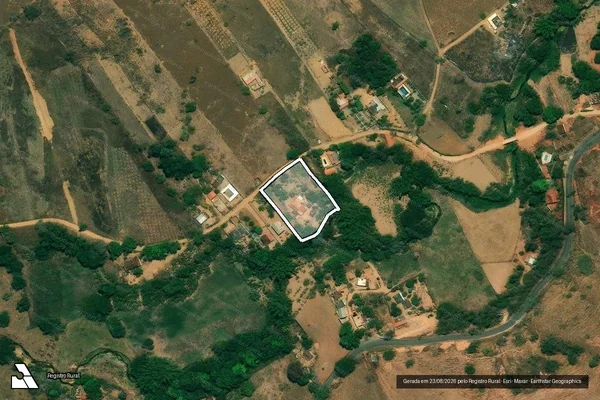 Imagem de satélite de Sítio Santa Maria  - Parte 2 em Visconde do Rio Branco - MG