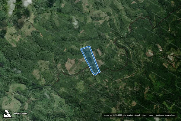 Imagem de satélite de FAZENDA BOM SOSSEGO - PARCELA01 em Ilhéus - BA
