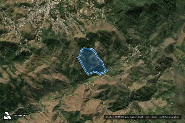 Imagem de satélite de Sitio Vale das Palmeiras II - Sitio Vale das Palmeiras ? Parte 1 em Miguel Pereira - RJ