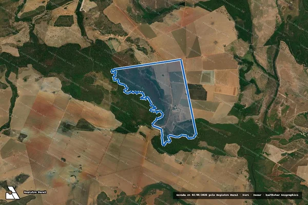 Imagem de satélite de FAZENDA NAVEGANTES 01 em Nova Xavantina - MT