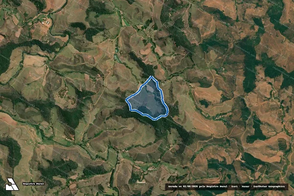 Imagem de satélite de SITIO GROTA - Parte 1 em Canaã - MG