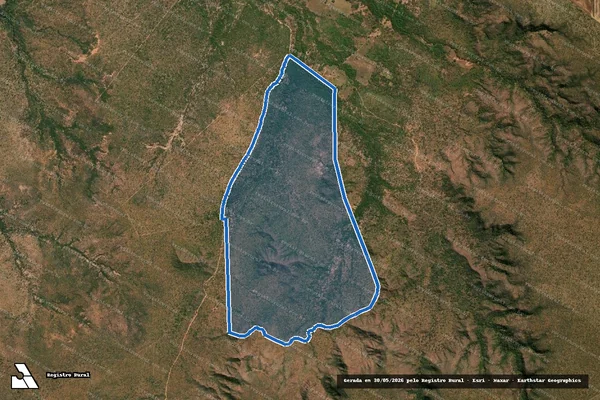 Imagem de satélite de FAZENDA BURITIZAL GRANDE - Parte 2 em São Gonçalo do Gurguéia - PI