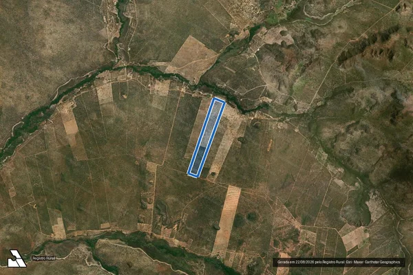 Imagem de satélite de P.A  CAPIM DE CHEIRO - LOTE 13 A em Mambaí - GO