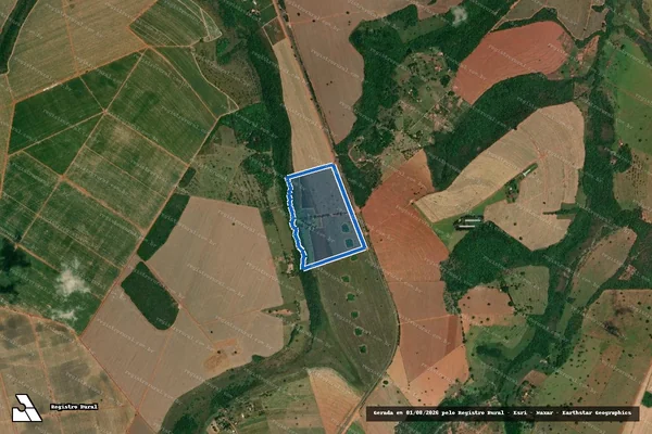 Imagem de satélite de Fazenda São José da Samambaia - 001 em Tupaciguara - MG