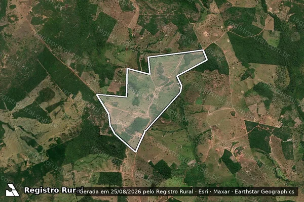 Imagem de satélite de Fazenda Olho d Água - 001 em Montes Altos - MA