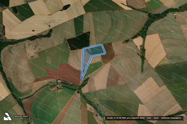 Imagem de satélite de Fazenda Guaraná - PARTE 2 em Bebedouro - SP