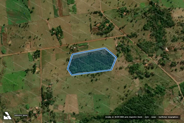 Imagem de satélite de Projeto de Assentamento Santa Mônica - Área de Interesse Ambiental 21 em Terenos - MS