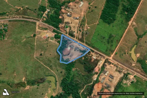 Imagem de satélite de LOTE 14P - GLEBA EUCLIDES DA CUNHA FIGURA 01 / LOTE 14P - GLEBA EUCLIDES DA CUNHA FIGURA 01