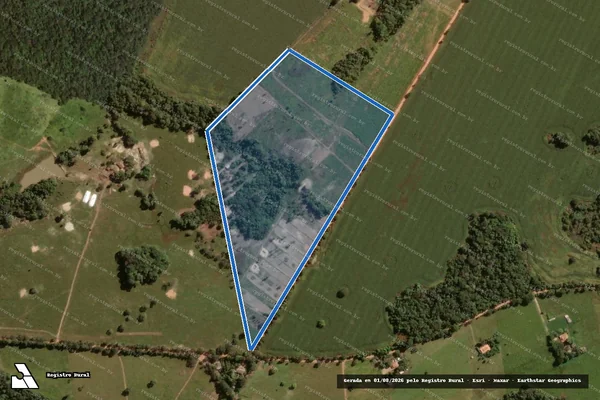 Imagem de satélite de Fazenda Santo Antônio ou Estiva - Gleba 02 em Itaberaí - GO