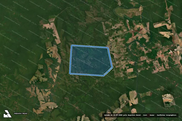 Imagem de satélite de FAZENDA SANTA FILIPINA - PARTE 1 - Parte 1 em Santa Cruz do Xingu - MT