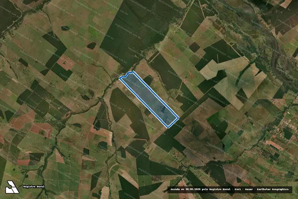 Imagem de satélite de Fazenda Bonanza - FAZENDA BONANZA em Brasilândia - MS