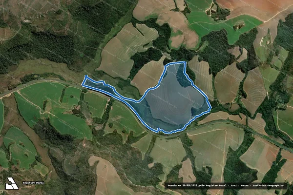 Imagem de satélite de Fazenda Barrozinha 1 - Gleba B2 em Ponta Grossa - PR