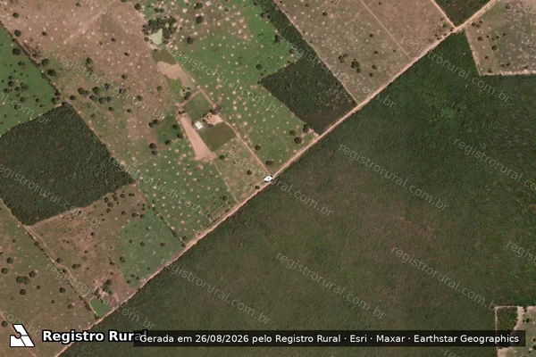 Imagem de satélite de Área Comunitária 68 - PA Angical - Área Comunitaria 68 em Angical - BA