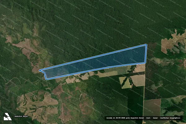 Imagem de satélite de FAZENDA ESTRELA AZUL - Gleba GLEBA A em Dom Eliseu - PA