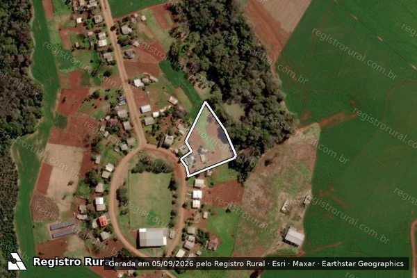 Imagem de satélite de PA Trindade
