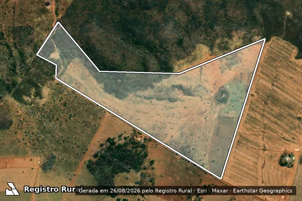 Imagem de satélite de PROJETO DE ASSENTAMENTO MARIA CÍCERA DAS NEVES - Lote 33 em Vila Propício - GO