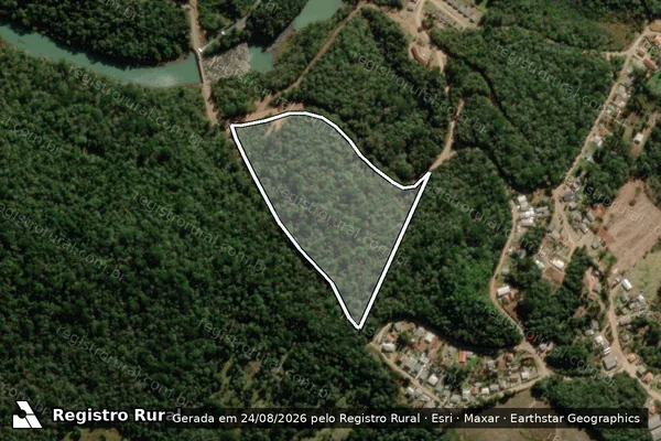 Imagem de satélite de Faxinal da Boa Vista ou Faxinal dos Góes - Gleba B em Turvo - PR