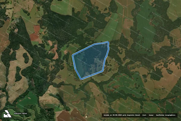 Imagem de satélite de FAZENDA DA ESPERANÇA - Parte 1 em Muitos Capões - RS