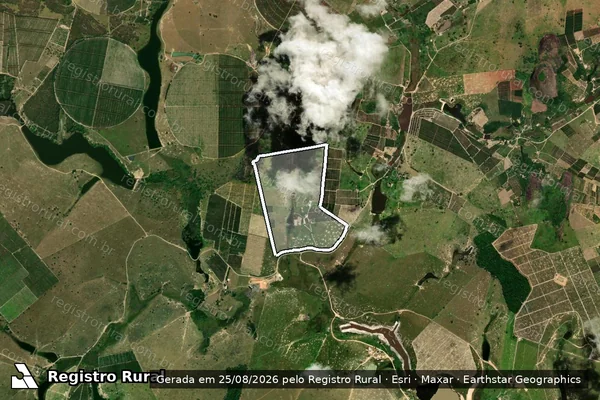 Imagem de satélite de FAZENDA ESPERANÇA - Parcela 1 em Pinheiros - ES
