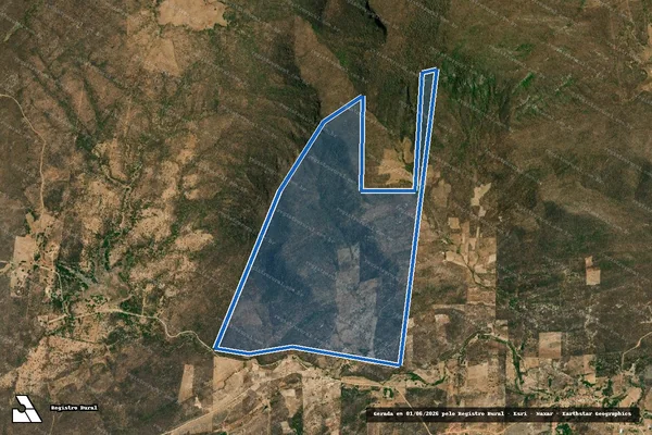 Imagem de satélite de Fazenda Bom Princípio - PARTE 1 em Quixadá - CE