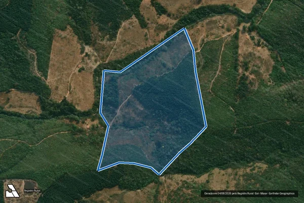 Imagem de satélite de Fazenda Quatis - Parcela 1 em Aricanduva - MG