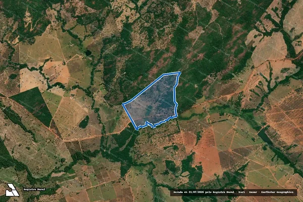 Imagem de satélite de FAZENDA BOA ESPERANÇA - 001 em Mutunópolis - GO