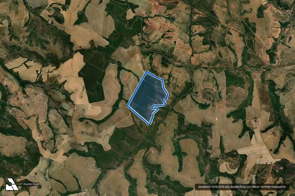 Imagem de satélite de FAZENDA MATEIRA - Parte 21 em Caiapônia - GO