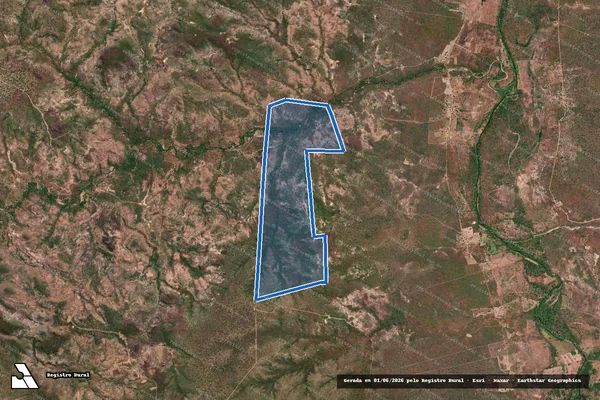 Imagem de satélite de Mandacaru - Parcela 1 em Canavieira - PI