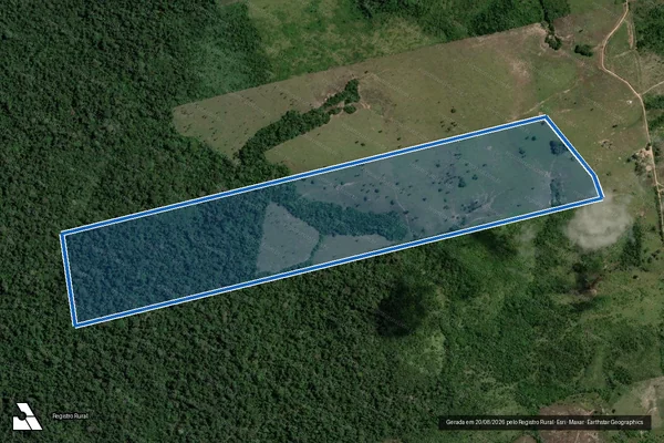 Imagem de satélite de FAZENDA SALVADOR – GLEBA CUPARI / Parte 2