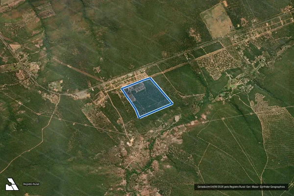 Imagem de satélite de Fazenda Mônaco - GLEBA A em Barreiras - BA