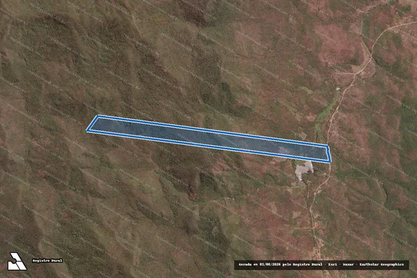 Imagem de satélite de FAZENDA BATUBA / QUIXABA - GLEBA ? C - GLEBA 03 em Irauçuba - CE