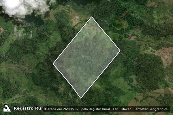 Imagem de satélite de FAZENDA SERRA GRANDE V - Parte 1 em São Félix do Xingu - PA