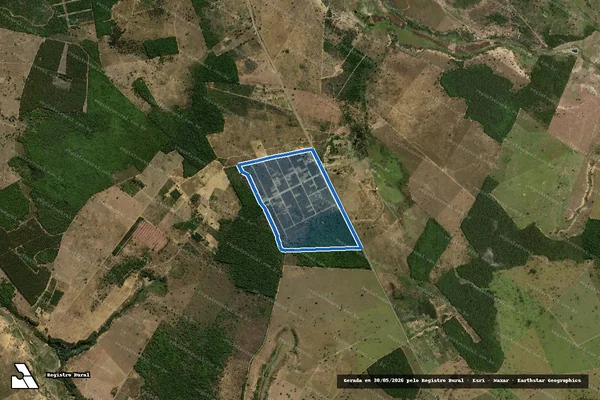 Imagem de satélite de FAZENDA LAGOA FORMOSA - Parte 1 em Planalto - BA
