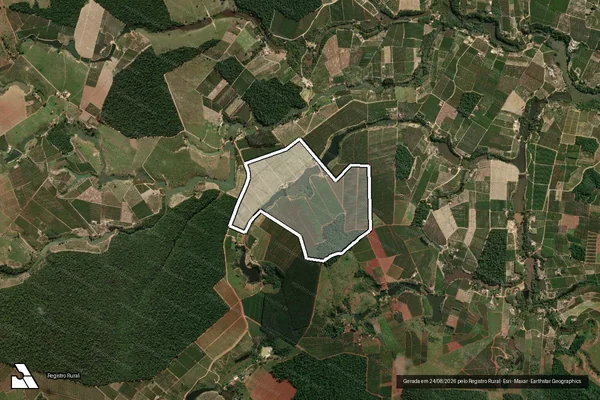 Imagem de satélite de Fazenda Palmeira - Parte 1 em São Mateus - ES
