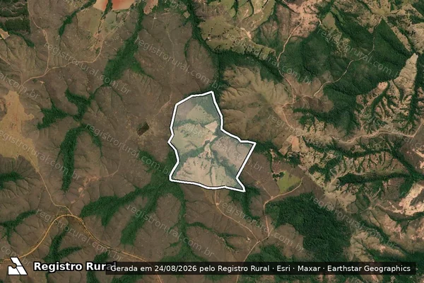 Imagem de satélite de FAZENDA CAPIACU DOS CRUVINEL - Parcela 1 em Patos de Minas - MG