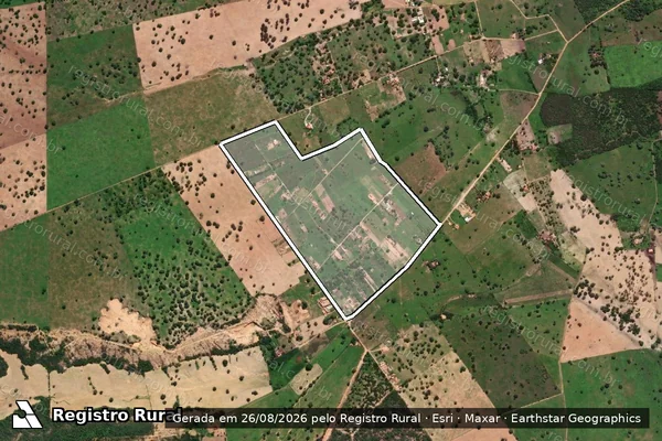 Imagem de satélite de FAZENDA PASTORADOR - PARCELA 02 em Ribeira do Pombal - BA