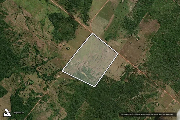 Imagem de satélite de LOTE 110 ? PA REUNIDAS - LOTE 110 em Aragominas - TO