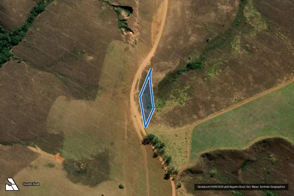 Imagem de satélite de Fazenda Campo Alegre, lugar denominado Barrinha - Parte 2 em São Roque de Minas - MG