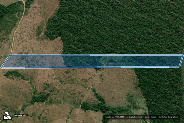 Imagem de satélite de LOTE 19 REMANESCENTE III - FAZENDA TALISMÃ III em Colniza - MT