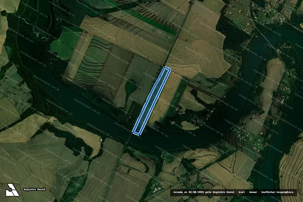 Imagem de satélite de LOTE DE TERRAS N° 320-B - LOTE DE TERRAS 320-B-1 em Floresta - PR