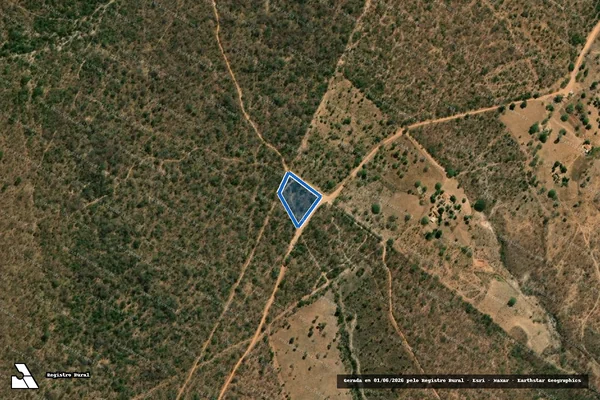 Imagem de satélite de FAZENDA SANTA MARIA DA VEREDA (Comunidade Clarin) - Parte 1 em Bonito de Minas - MG