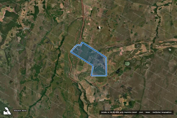 Imagem de satélite de Fazenda Santa Rosa - Parte ? A em Cocalinho - MT