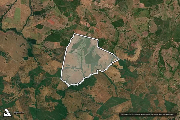 Imagem de satélite de Fazenda Santa Maria - PARTE 1 em Mara Rosa - GO