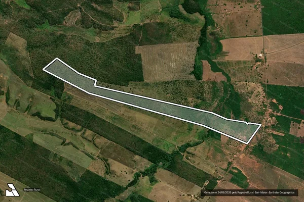 Imagem de satélite de FAZENDA BOM SUCESSO - Parte 1 em Passagem Franca - MA
