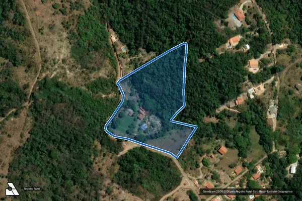 Imagem de satélite de Sítio Vovô Tonico - Sítio Vovô Tonico em Sabará - MG