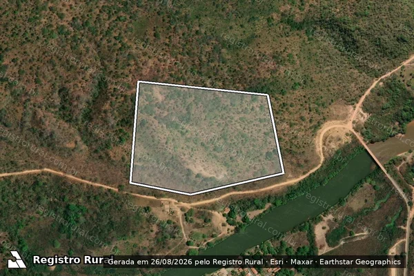 Imagem de satélite de FAZENDA SANTA CRUZ - Parte 15 em Loreto - MA