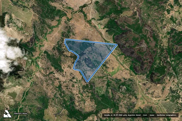 Imagem de satélite de FAZENDA SANTANA - CÓRREGO DO PIAUÍ - 001 em Jacinto - MG
