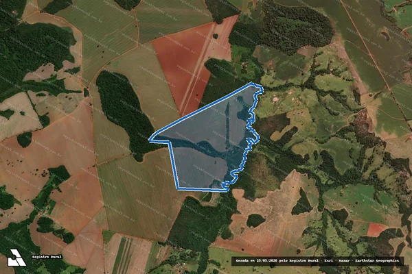 Imagem de satélite de FAZENDA RETIRO / 001 em Silvânia - GO
