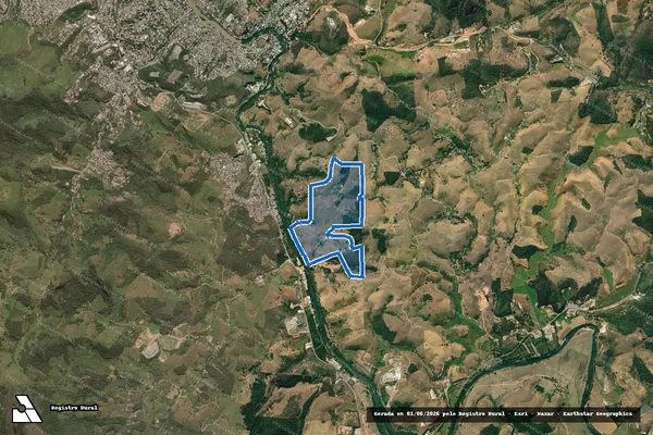 Imagem de satélite de Fazenda Dois Irmãos / FAZENDA DOIS IRMÃOS em Cachoeiro de Itapemirim - ES