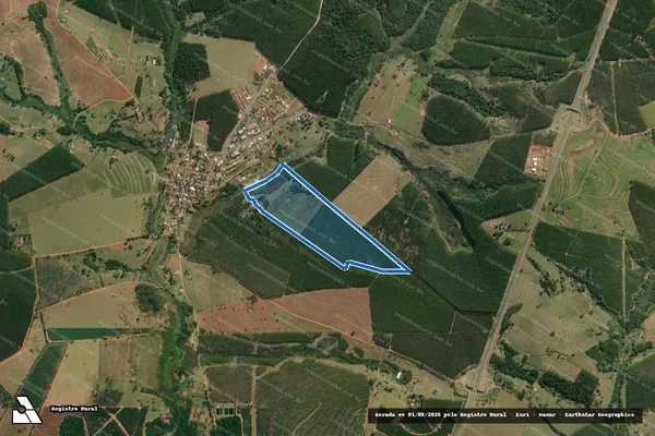 Imagem de satélite de SÍTIO SANTA LUZIA - Parte 1 em Paulistânia - SP